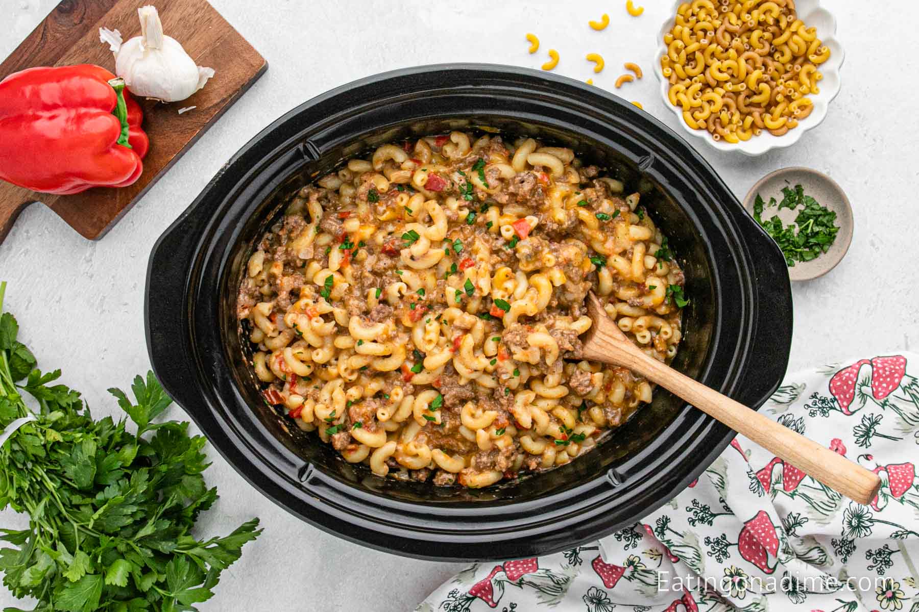 Homemade Crockpot Hamburger Helper: Creamy, Cheesy & Better